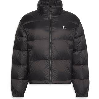 Short Down Puffer Jacket - Black - M