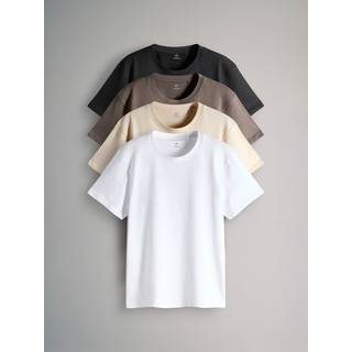The Set The Set Multicoloured Regular Fit 4 Pack Short Sleeve T-Shirts
