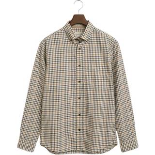 GANT Herre Regular fit tattersall ternet twillskjorte (4XL)