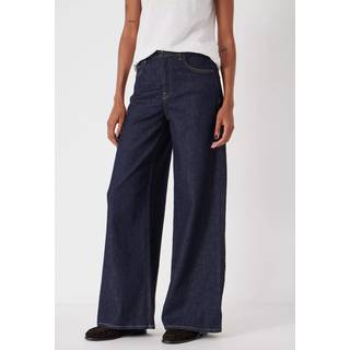 Hush Hush Navy Blue Nessa Wide Leg Jeans