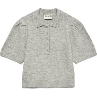 Awtassa Strikket Poloshirt