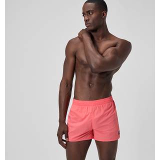 Men's Solid 13'' Retro Swim Shorts Coral - Orange