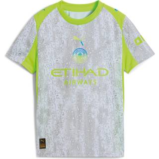 PUMA Manchester City 25/26 Third Jersey Youth, Clothing, Cool Weather/Pro Green, 15-16Y