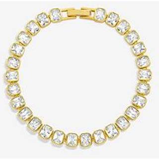 Jon Richard Jon Richard Plated 18K and Crystal Tennis Bracelet
