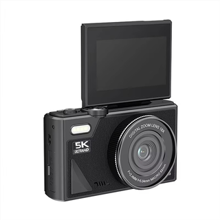 Digitalt fotokamera 5K 18X digital zoom sort