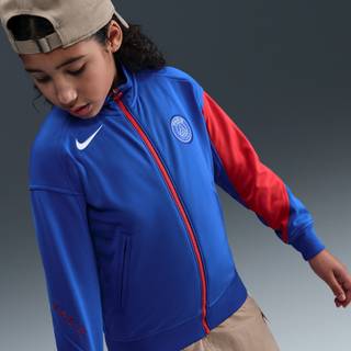 Paris Saint-Germain Academy Pro Third Nike Dri-FIT Total 90-fodboldtræningsjakke til større børn - blå - XL