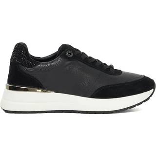 Dune London Dune London Black Emotion Gold Clip Lace-Up Runner Trainers