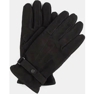 Barbour Herren Handschuhe schwarz Nubuk