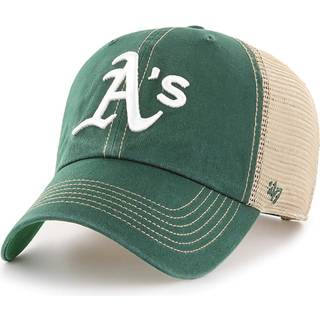 47 MLB Trawler Team Color Mesh Trucker Clean Up Justerbar hat Voksen One Størrelse passer til alle - Oakland Athletics Green