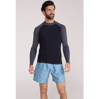 Mountain Warehouse Mountain Warehouse Black Mens Long Sleeve Rash Vest