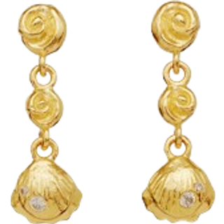 Maanesten Øreringe - Andrina - Gold Colour