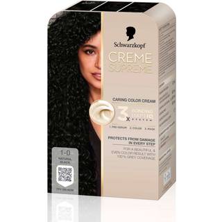 Permanent hårfarve 1-0 Natural Black m. serum (På lager i butik)