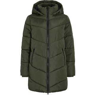 Vimilja Med Hætte Pufferjakke