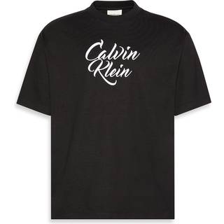 Script Logo Graphic Relaxed T-Shirt - Black - XL