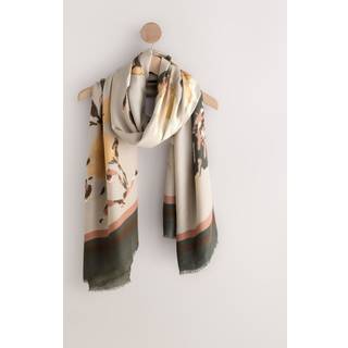 Next Autumnal Floral Print Lightweight Scarf