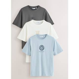 Next Graphic Print T-Shirt 3 Pack