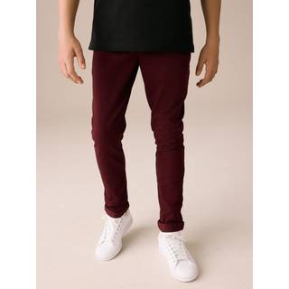 Next Burgundy Red Skinny Fit Stretch Chino Trousers (3-17yrs)