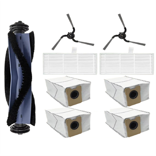 Til robotstøvsuger, hovedrulle, sidebørstefilter, HEPA-støvposer