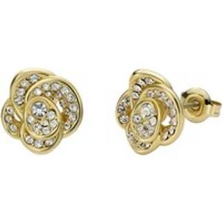 Ted Baker Gold Florine Crystal Flower Stud Earrings - Gold