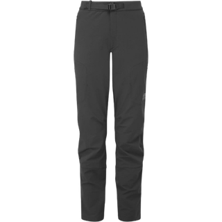 Mountain Equipment Women's Chamois Pant Softshellbukser Damer størrelse 34 - Long farve sort/grå