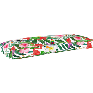 Pallehynde til bænk Flerfarvet 100 x 40 x 8 cm Oxford stof