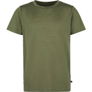 Heber Peak Kid's MerinoMix150 PineconeHe. II T-Shirt Merino-shirt Børn størrelse 164 farve olivengrøn