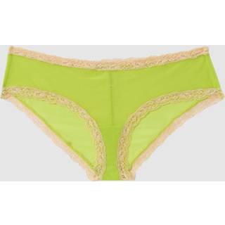 Understatement | Mesh Lace Trim Hipster - Zesty Lime