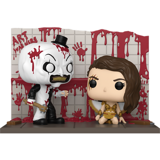"Funko Pop Terrifier 2 Moments Art vs Sienna"