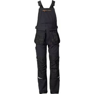 Kansas 130167 Evolve håndværker stretch overalls / Arbejdsoveralls Sort C154
