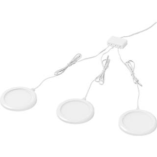 OSRAM SMART+ WiFi UNDERCABINET ROUND, hvid, Ø 8 cm, 3-pak dæmpbar, Hvid/opal, Køkken, Aluminium, Moderne