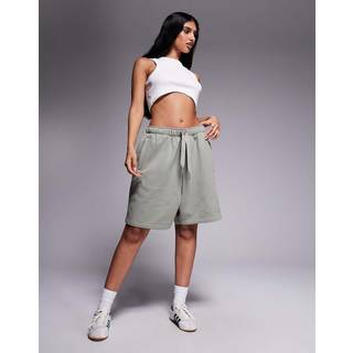 Essentials Linear Oversized shorts - Silver Pebble - XS