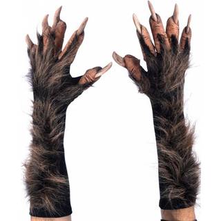 Werwolf Handschuhe mit Kunstfell Deluxe