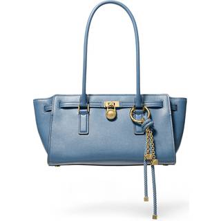 MK Hamilton Moderne Small Leather Satchel - Blue - Michael Kors - ONE SIZE