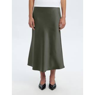 Satin Midinederdel