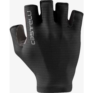 Castelli Espresso cykelhandsker med korte fingre lys sort dame - Størrelse Large
