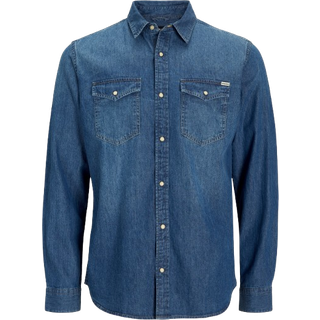Jack & Jones SHERIDAN SHIRT L/S Medium Blue Slim