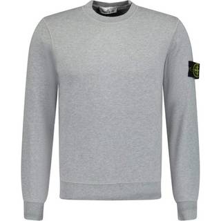 Stone Island Garment Dyed Fleece Sweatshirt Grey Melange