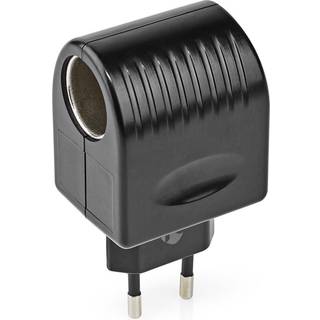 230V til 12V cigarettænder adapter, sort | PRIS-MATCH