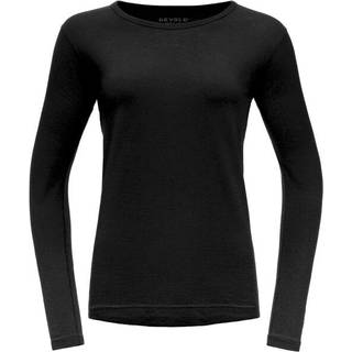 Devold Women's Breeze Plus Merino 200 Shirt Merino undertøj Damer størrelse L farve sort