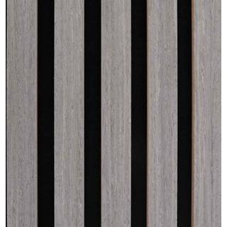 akustiske vægpaneler 8 stk. med spalter 60,5x60 cm egefiner