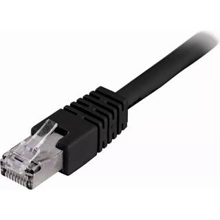 DELTACO FTP Cat6 patch cable 20m, black