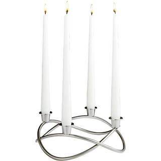 Georg Jensen Season Lysestage Mat - Lysestager Rustfrit Stål Mat rustfrit stål - 3586486