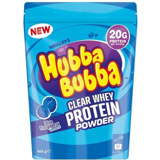 Hubba Bubba clear whey (405 g) - Blue Raspberry