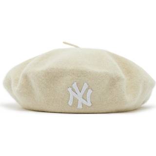 New Era FEMALE WOOL BERET NEW YORK YANKEES LTC hat beige - O/S