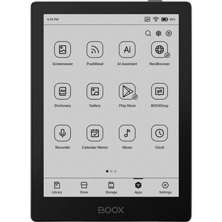 ONYX BOOX Go 6 (2024) - 6" - 32GB - Sort - Inkl. gratis 2mdr Saxo abonnement