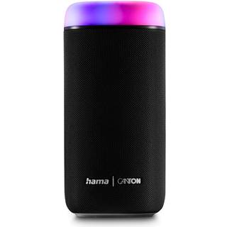 Glow Pro by HAMA (schwarz, Bluetooth, 3,5 mm Klinke, LED-Lichteffekte)