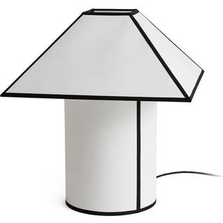 Hay - Bordlampe - Ava Pyramid - Sort/Hvid - H50 cm