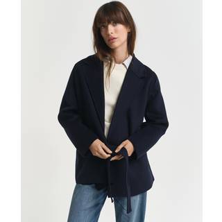 GANT Dame Håndsyet jakke med bælte (XL)