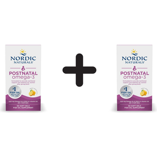 Nordic Naturals - Postnatal Omega-3 med Citronsmag 1120mg - 60 softgels