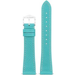 Hirsch 01802183-2-20 Uhrenarmband Bologna M 20 mm Leder Türkis
